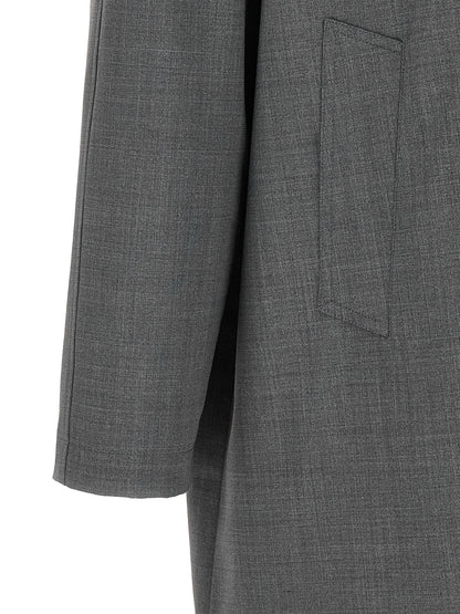 Multicolor Polyester Coat