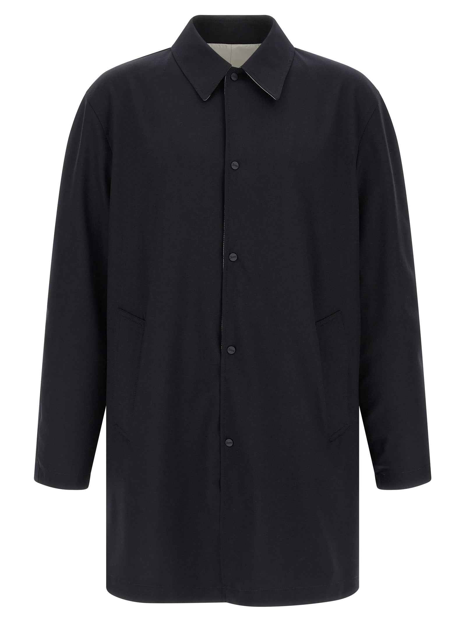 Multicolor Polyester Coat