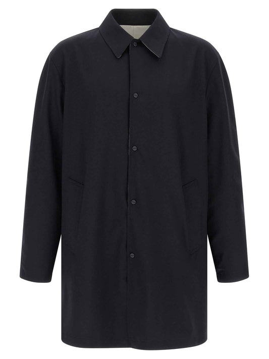 Multicolor Polyester Coat