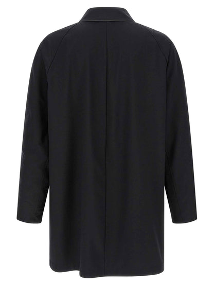 Multicolor Polyester Coat