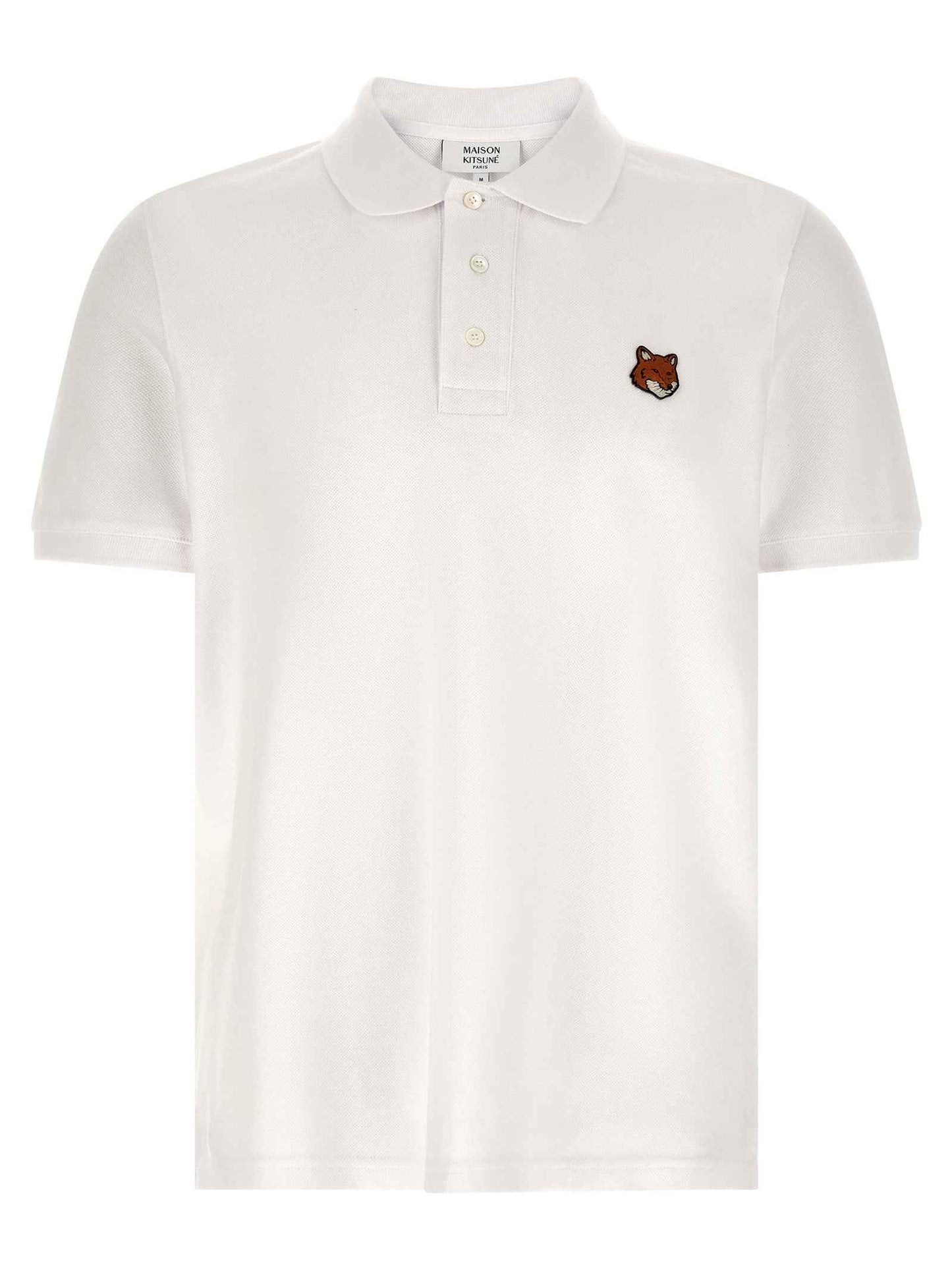 White Cotton Polo Shirt