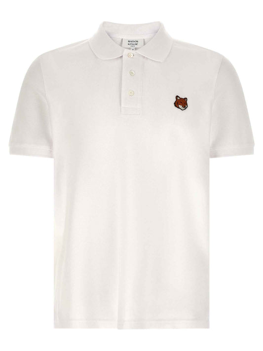 White Cotton Polo Shirt
