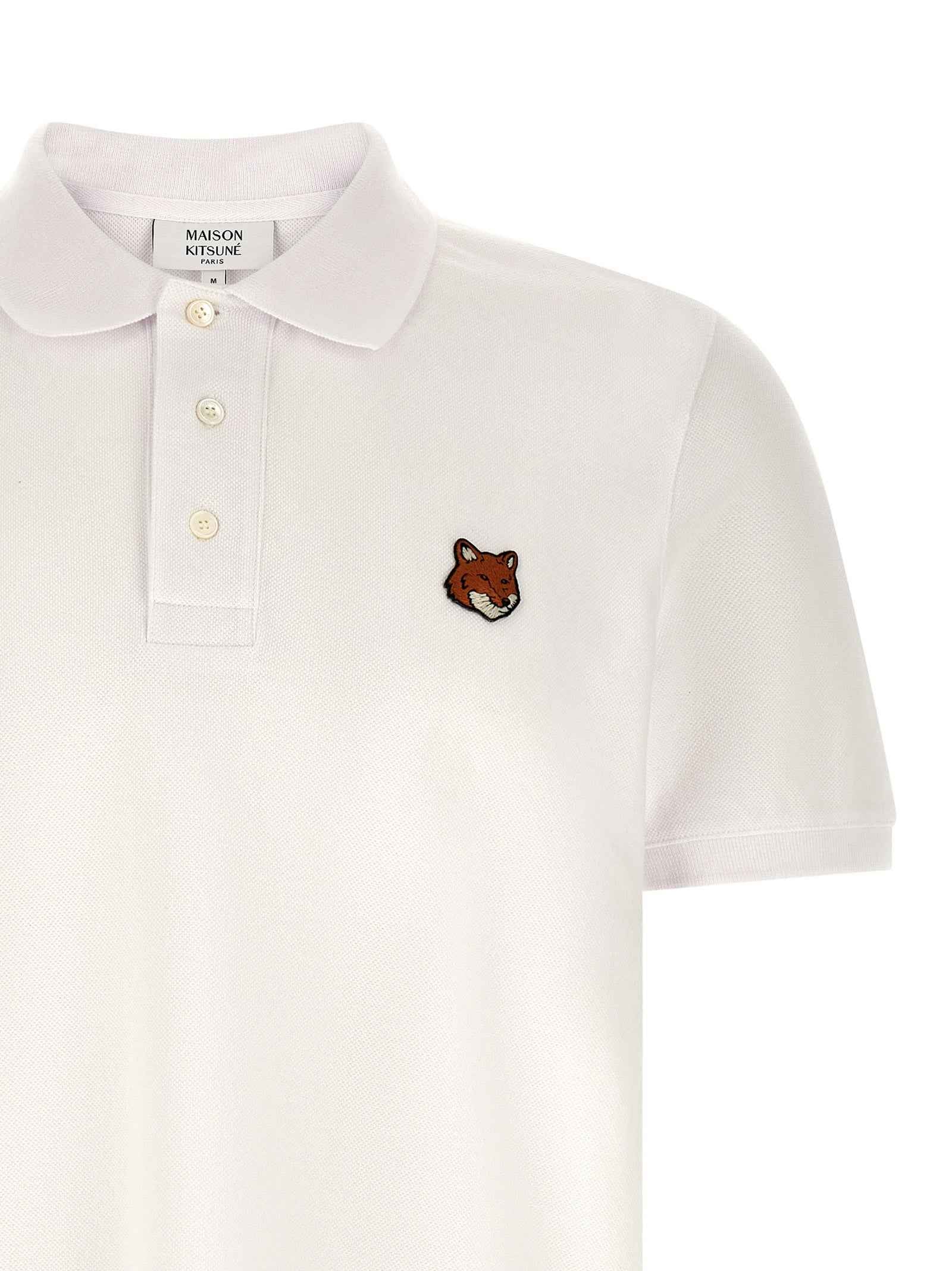 White Cotton Polo Shirt