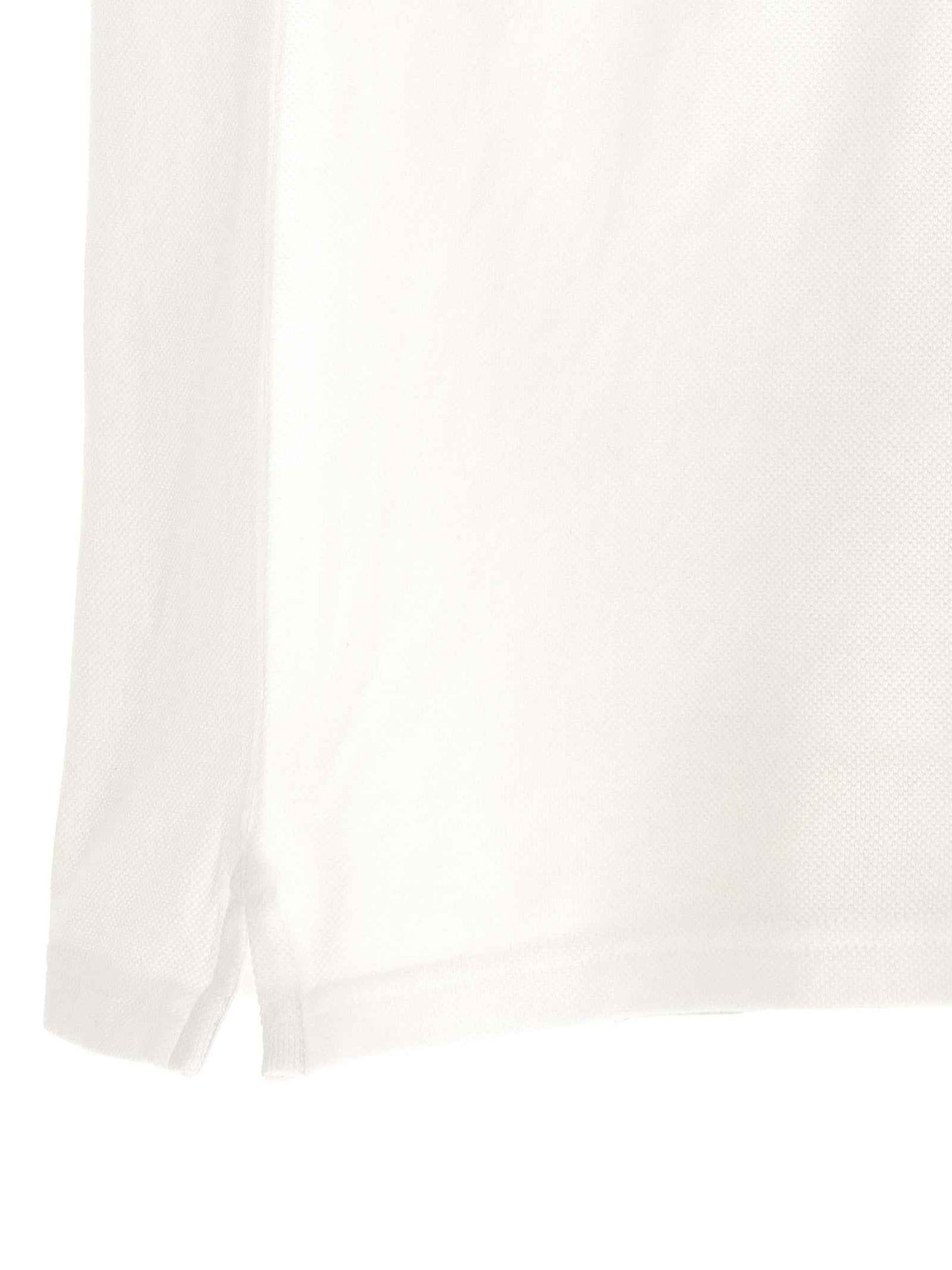 White Cotton Polo Shirt