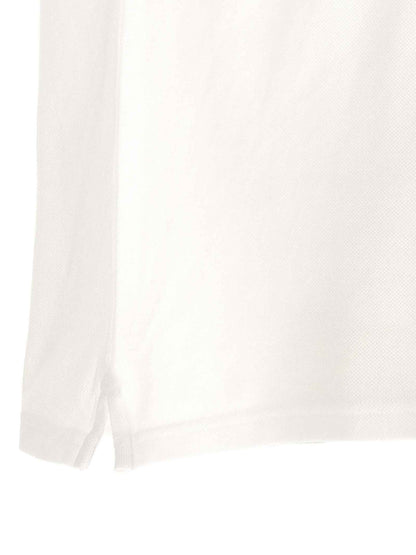 White Cotton Polo Shirt