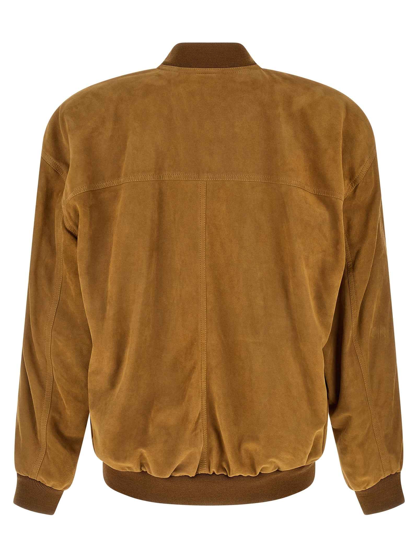 Brown Lamb Leather Leather Jacket