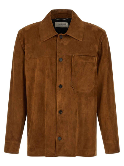 Brown Lamb Leather Leather Jacket
