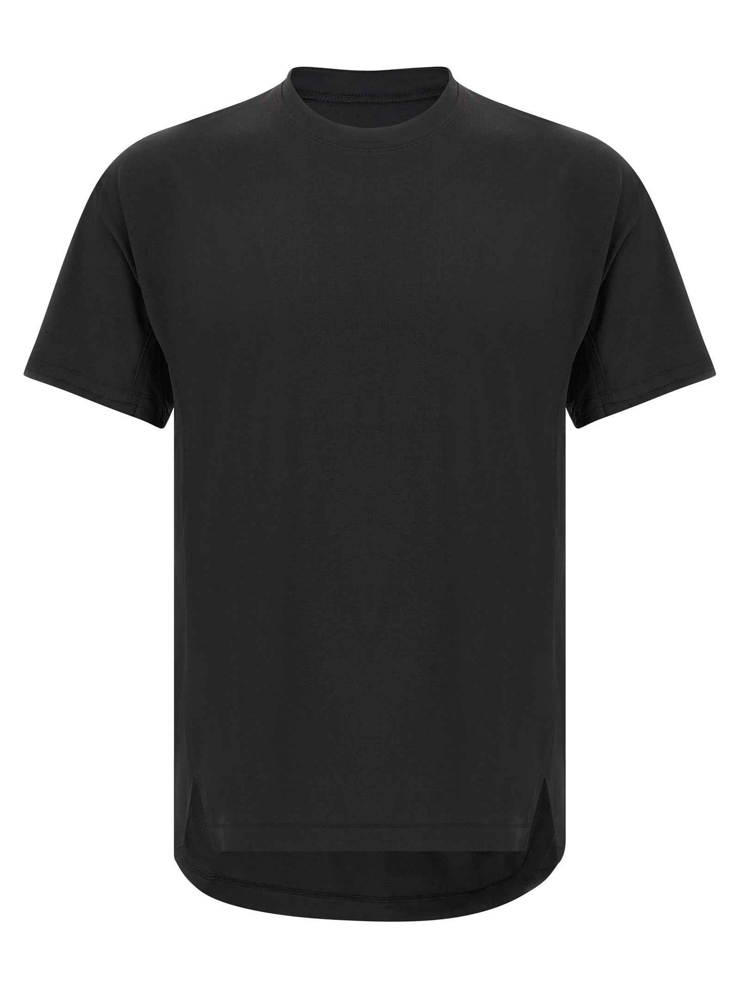 Black Polyester T-Shirt