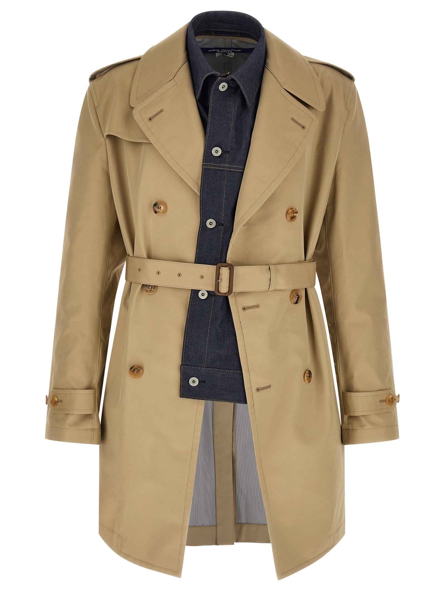 Beige Cotton Coat