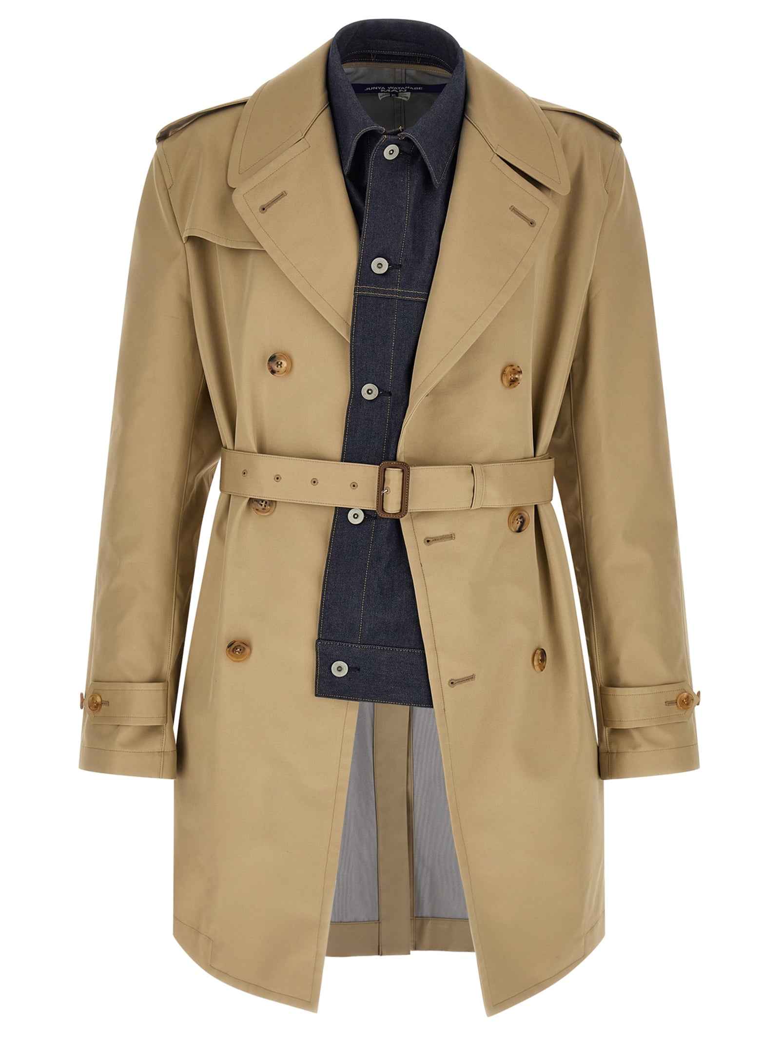 Beige Cotton Coat