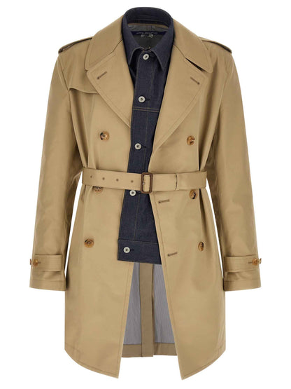 Beige Cotton Coat