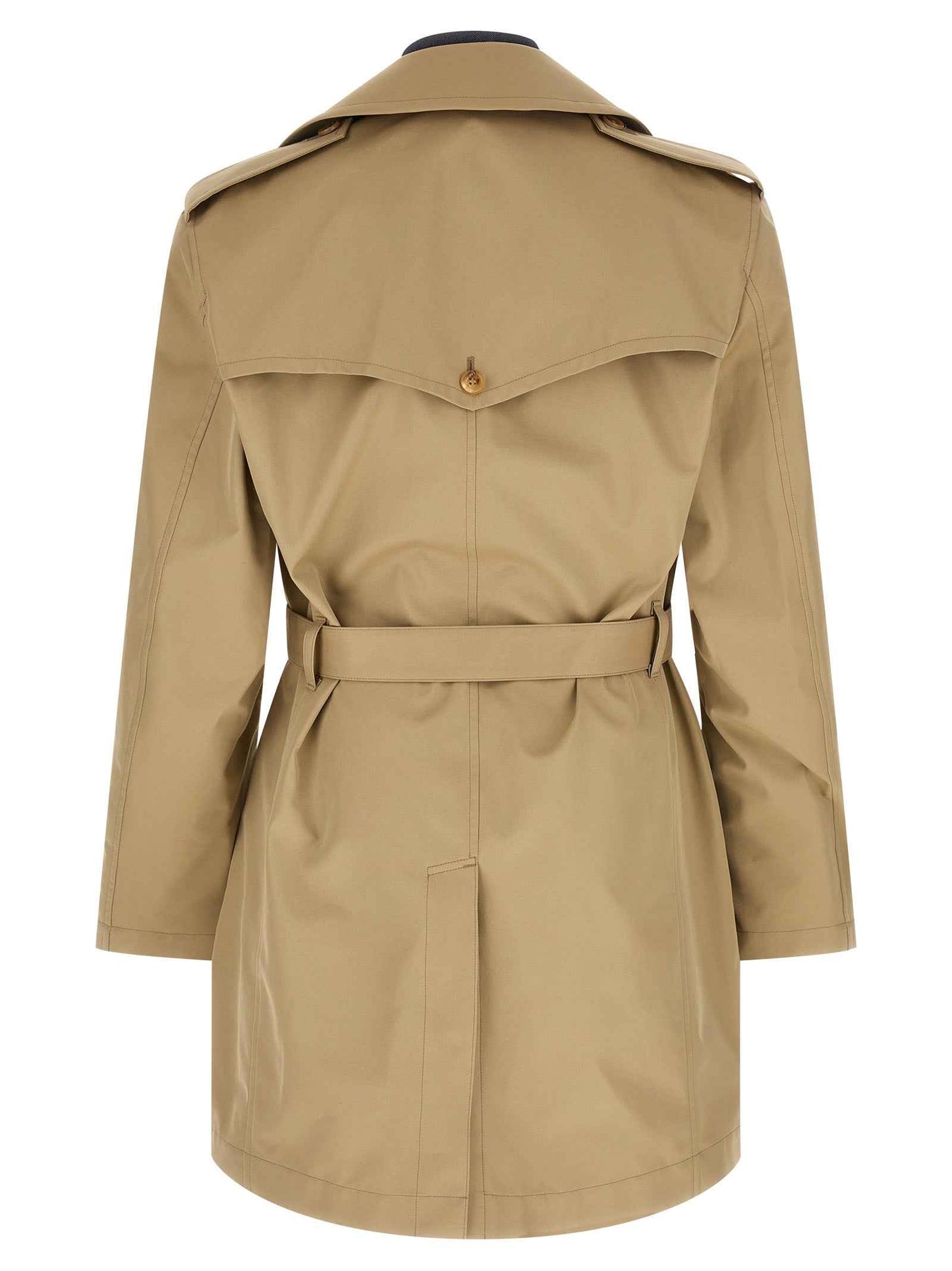 Beige Cotton Coat