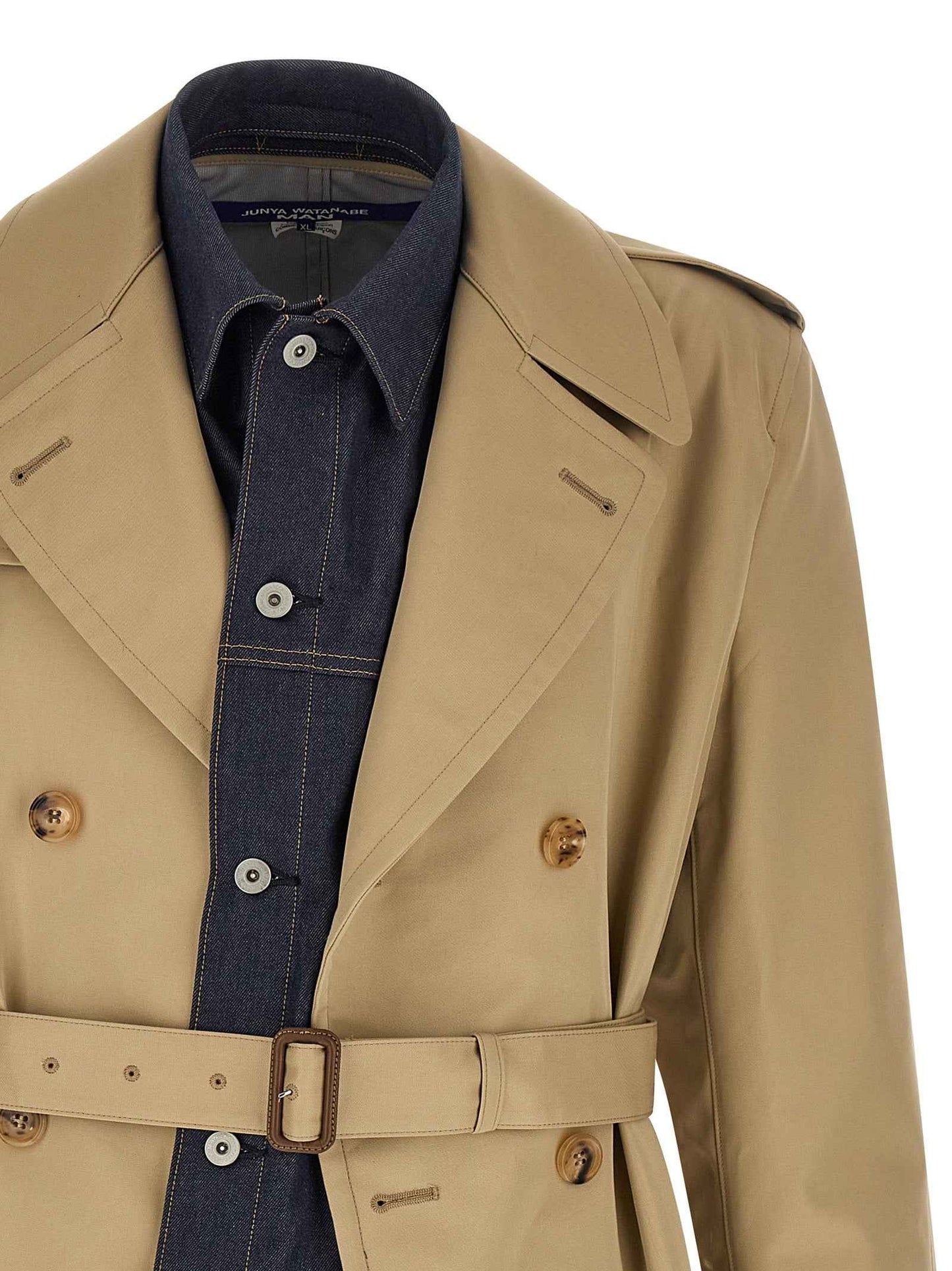 Beige Cotton Coat