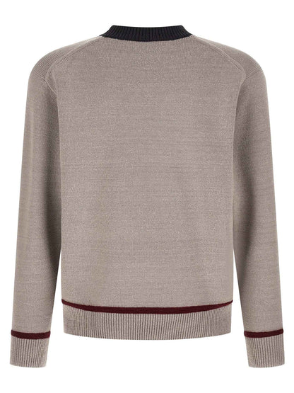 Gray Silk Cardigan