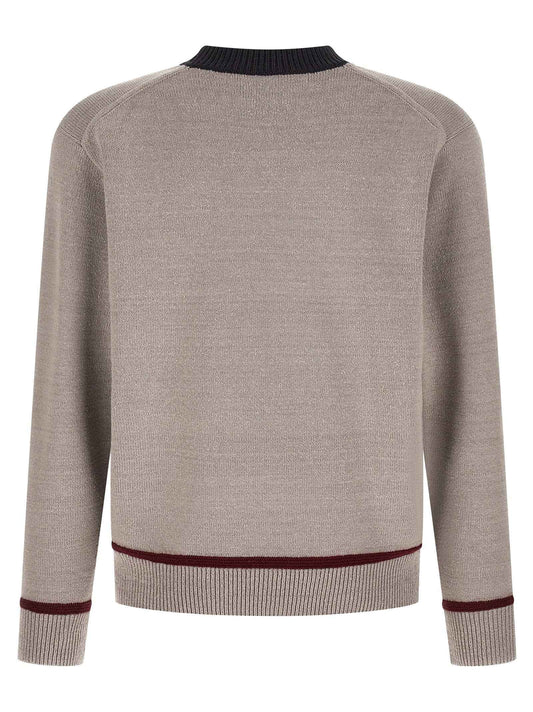 Gray Silk Cardigan