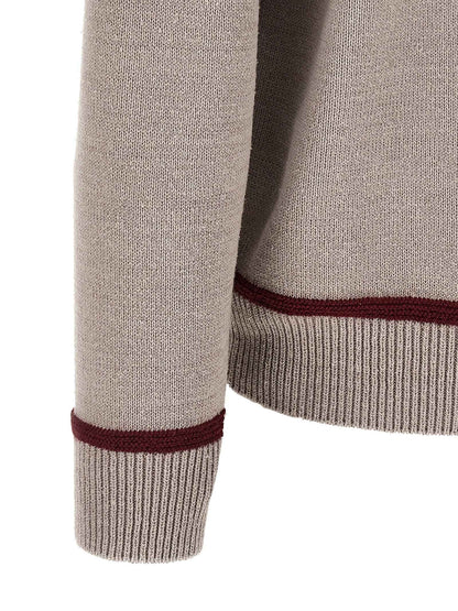 Gray Silk Cardigan