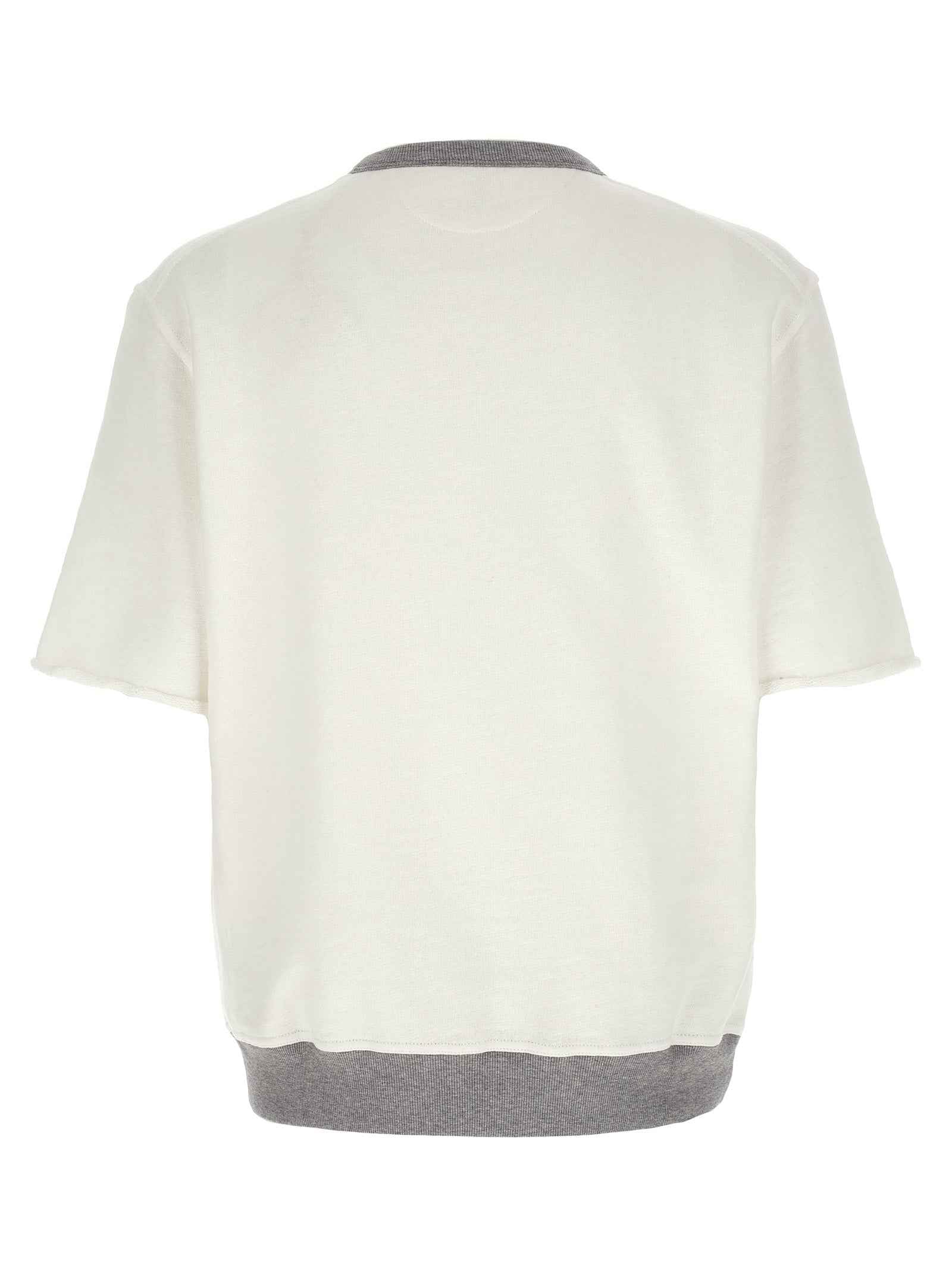 White Cotton Sweatshirt