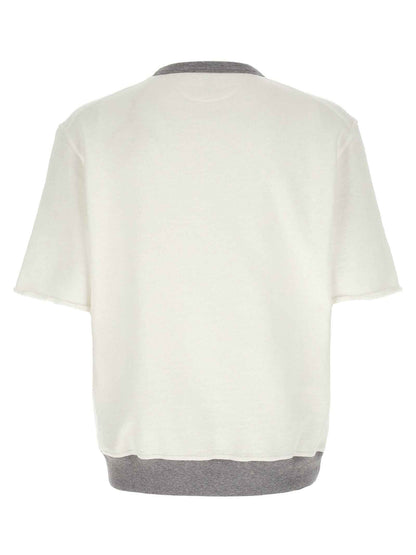 White Cotton Sweatshirt