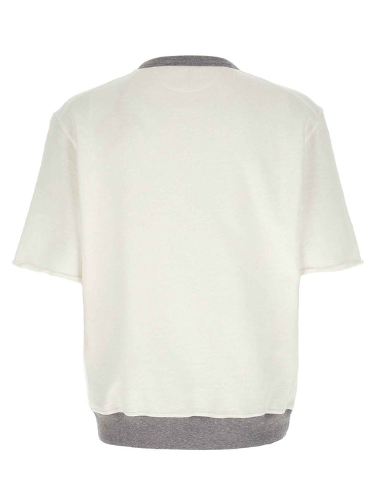 White Cotton Sweatshirt