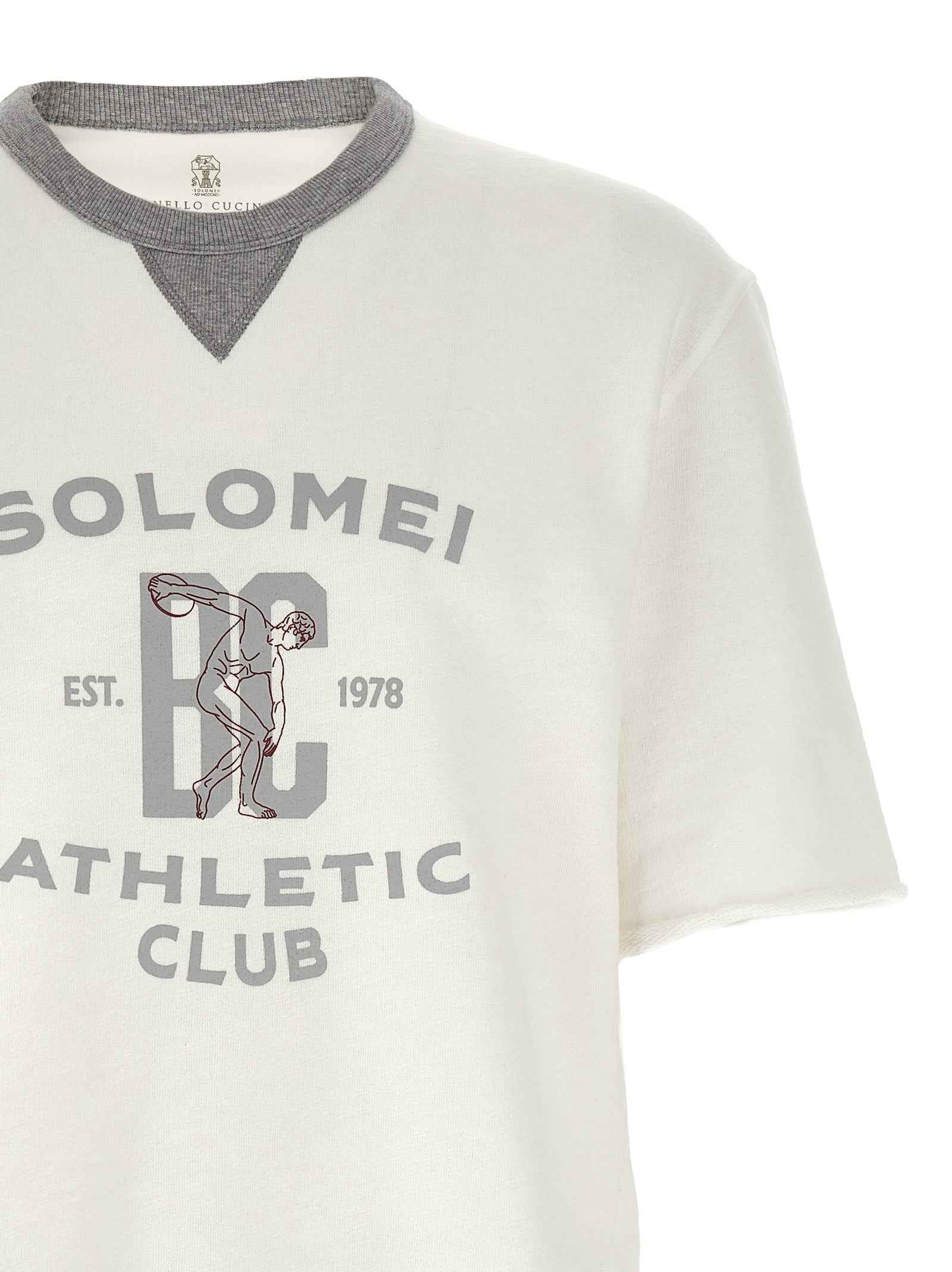 White Cotton Sweatshirt