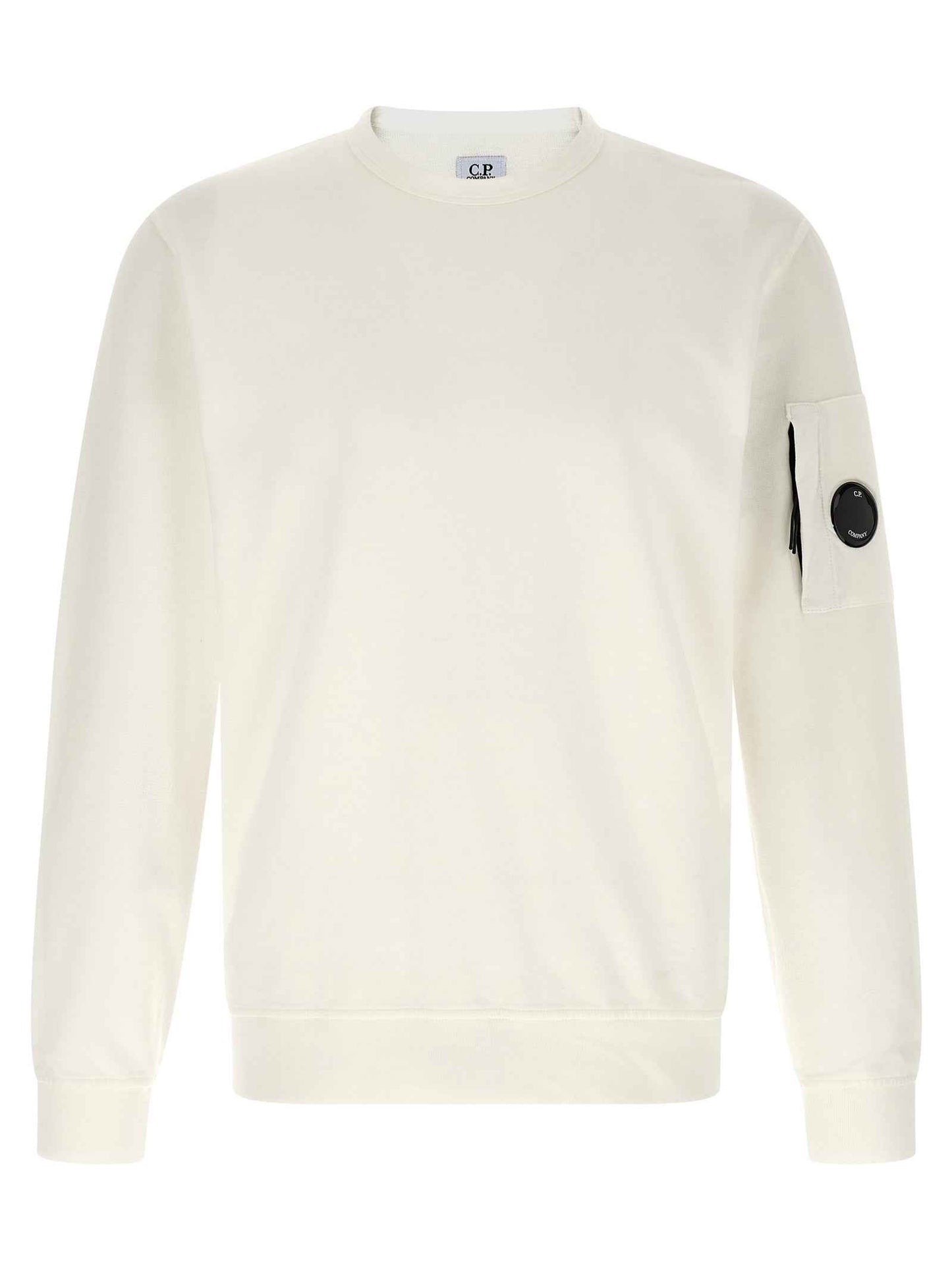 White Cotton Sweatshirt