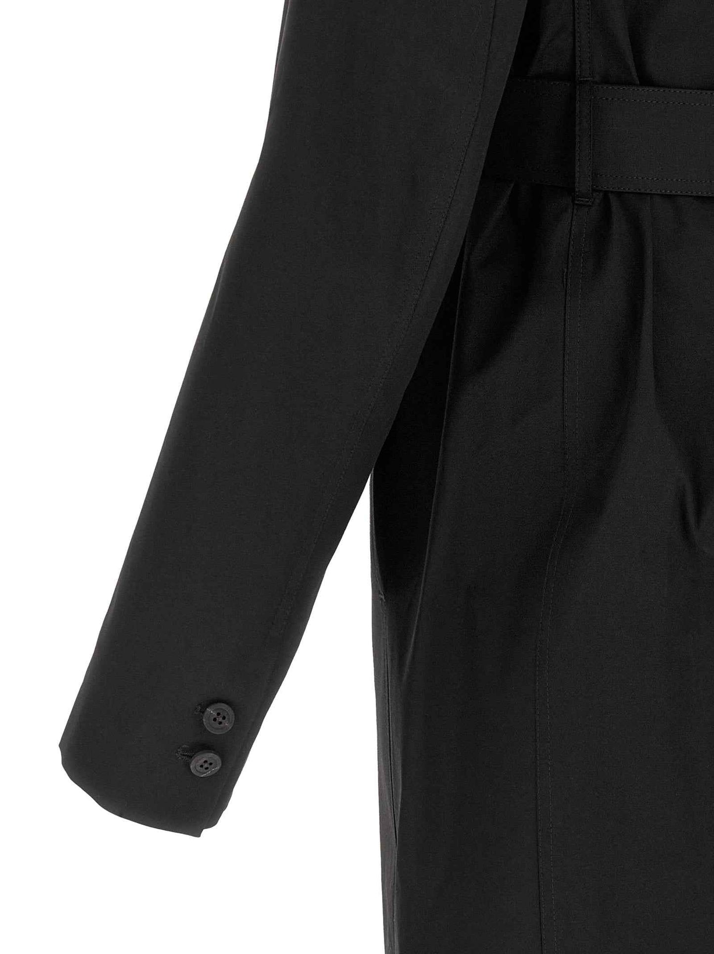 Black Cotton Coat