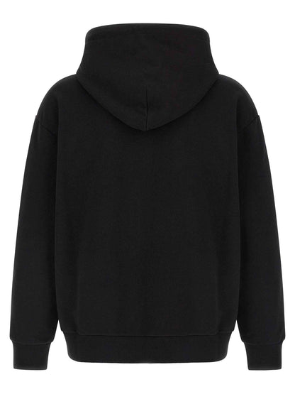 Black Cotton Sweatshirt