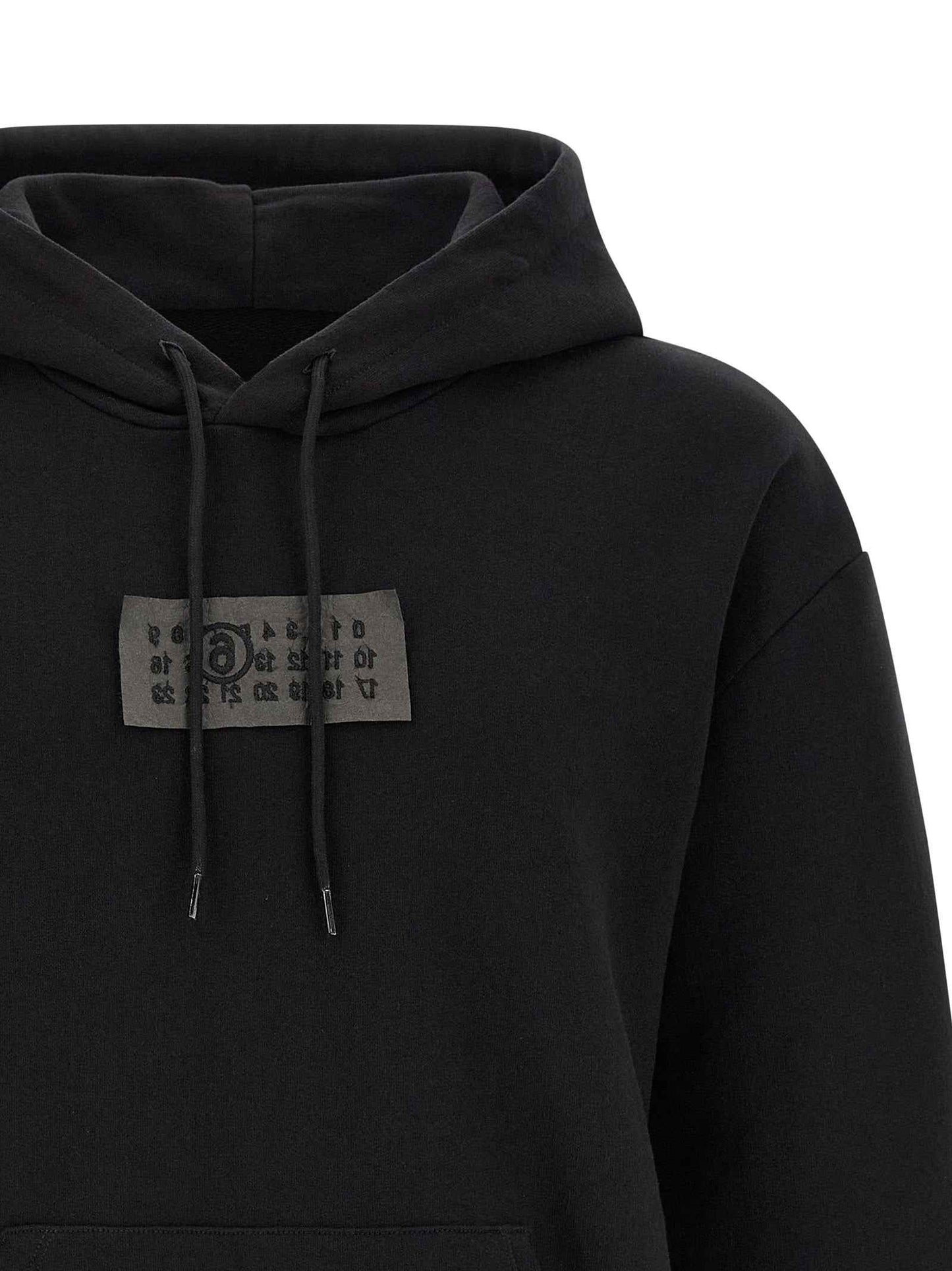 Black Cotton Sweatshirt