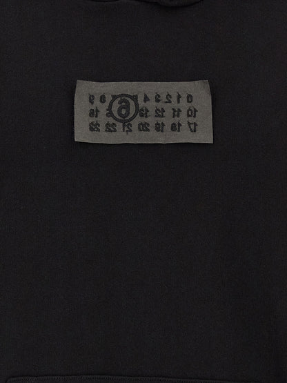 Black Cotton Sweatshirt