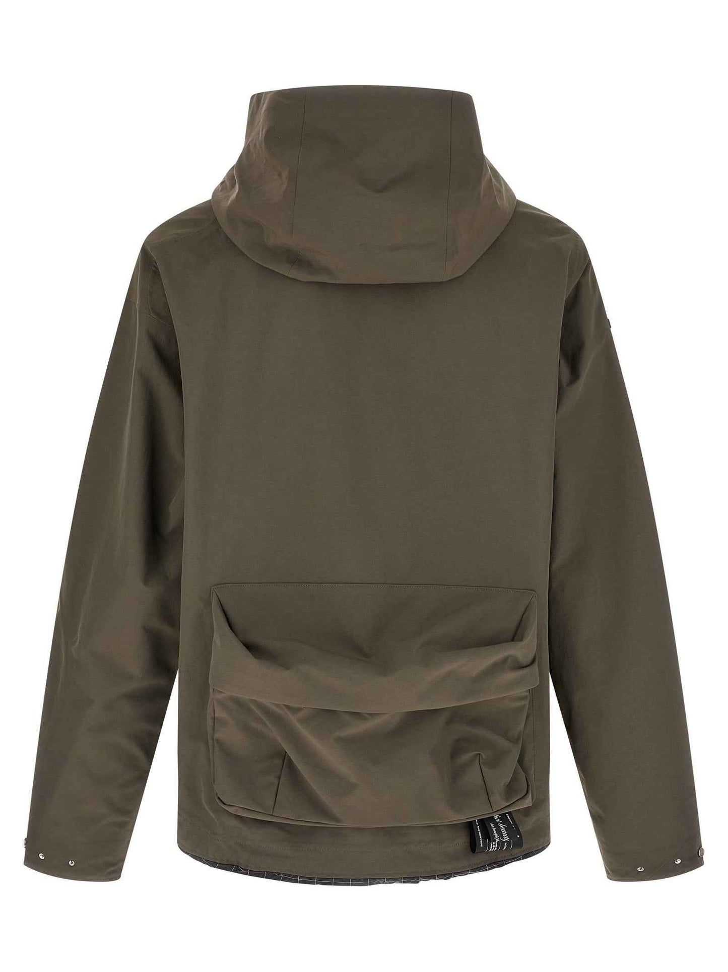 Gray Nylon Parka