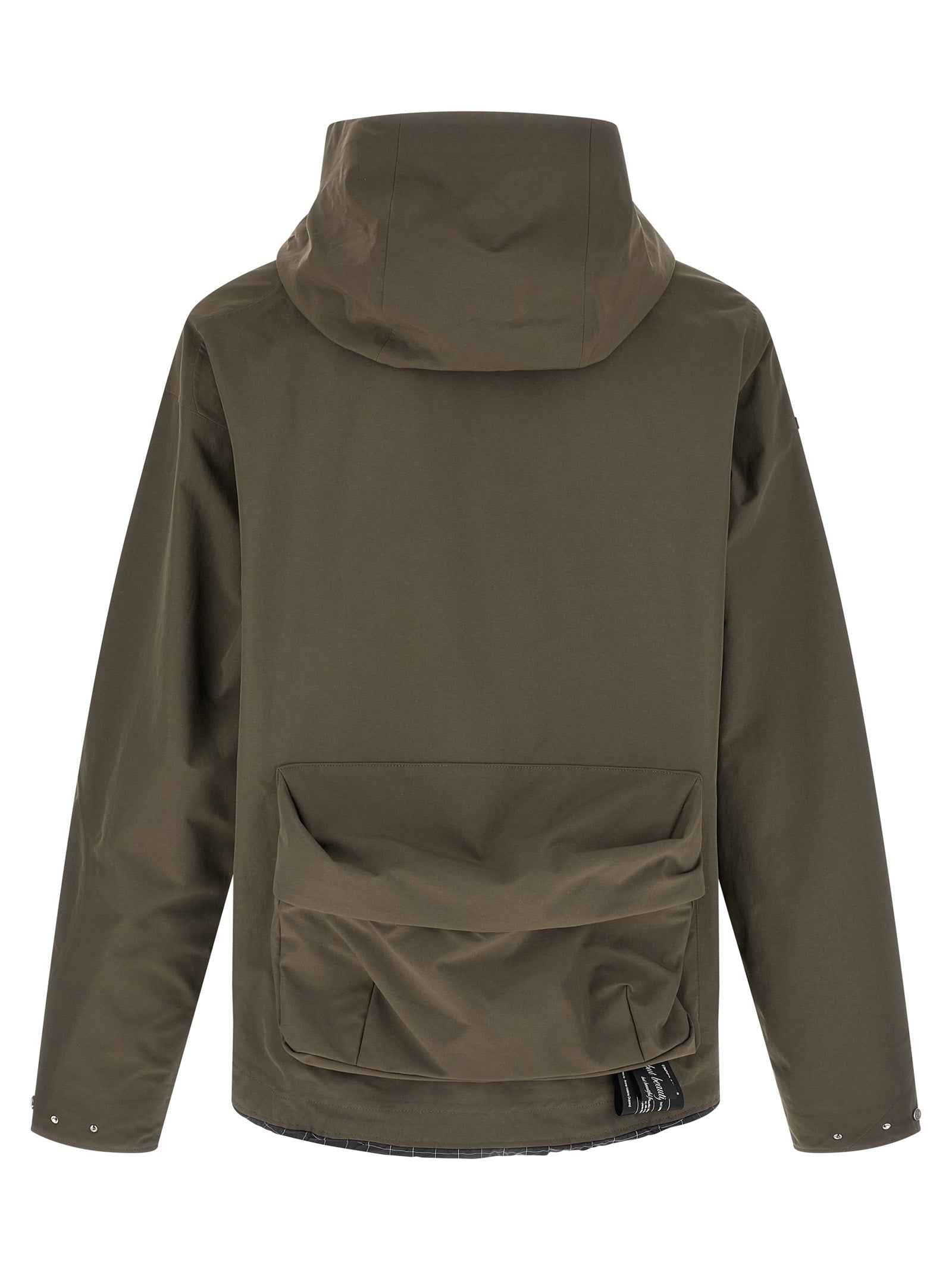 Gray Nylon Parka