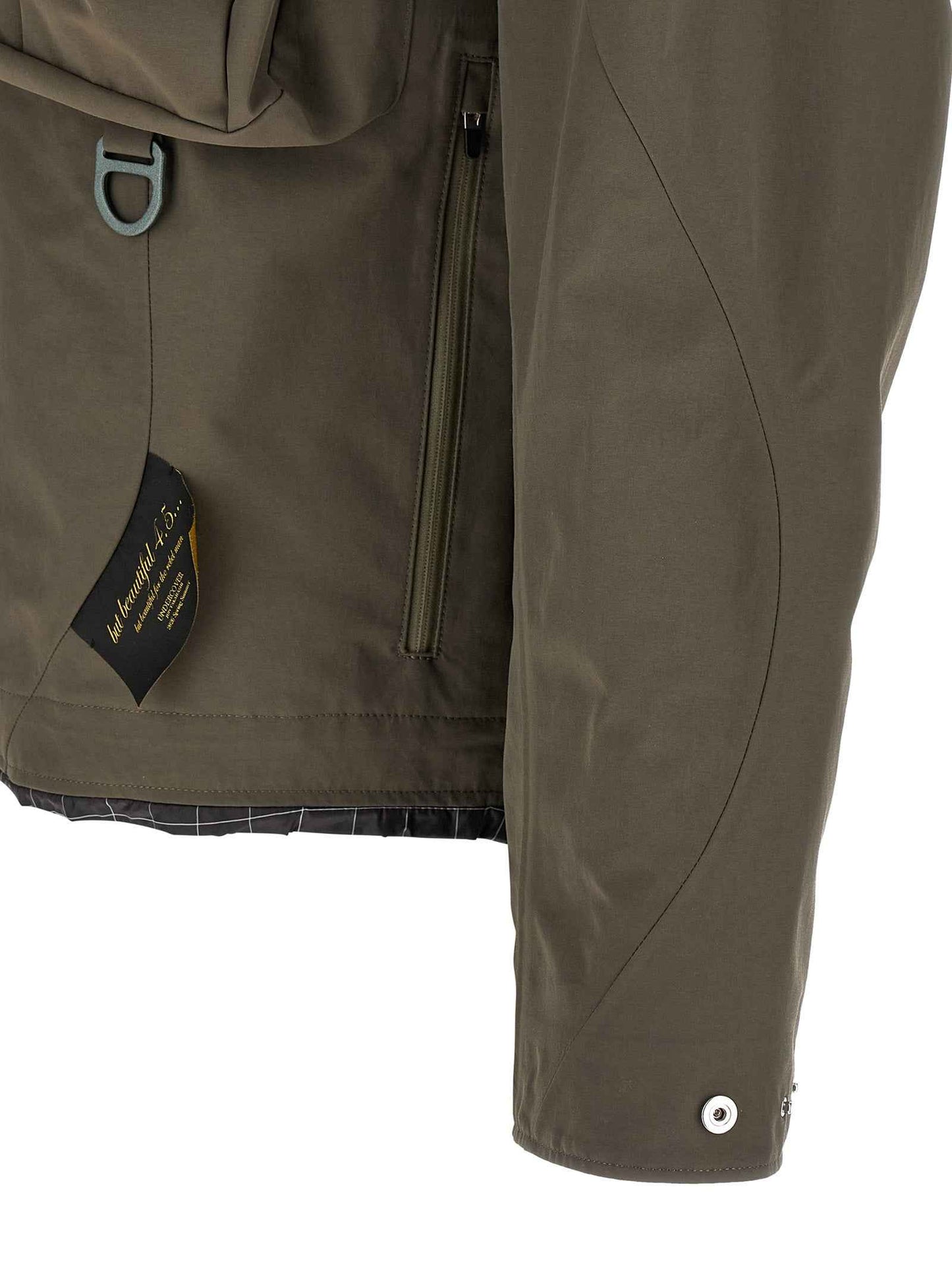 Gray Nylon Parka