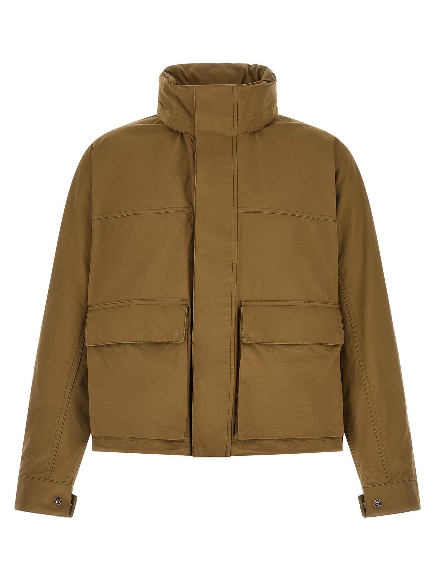 Bicolor Cotton Parka