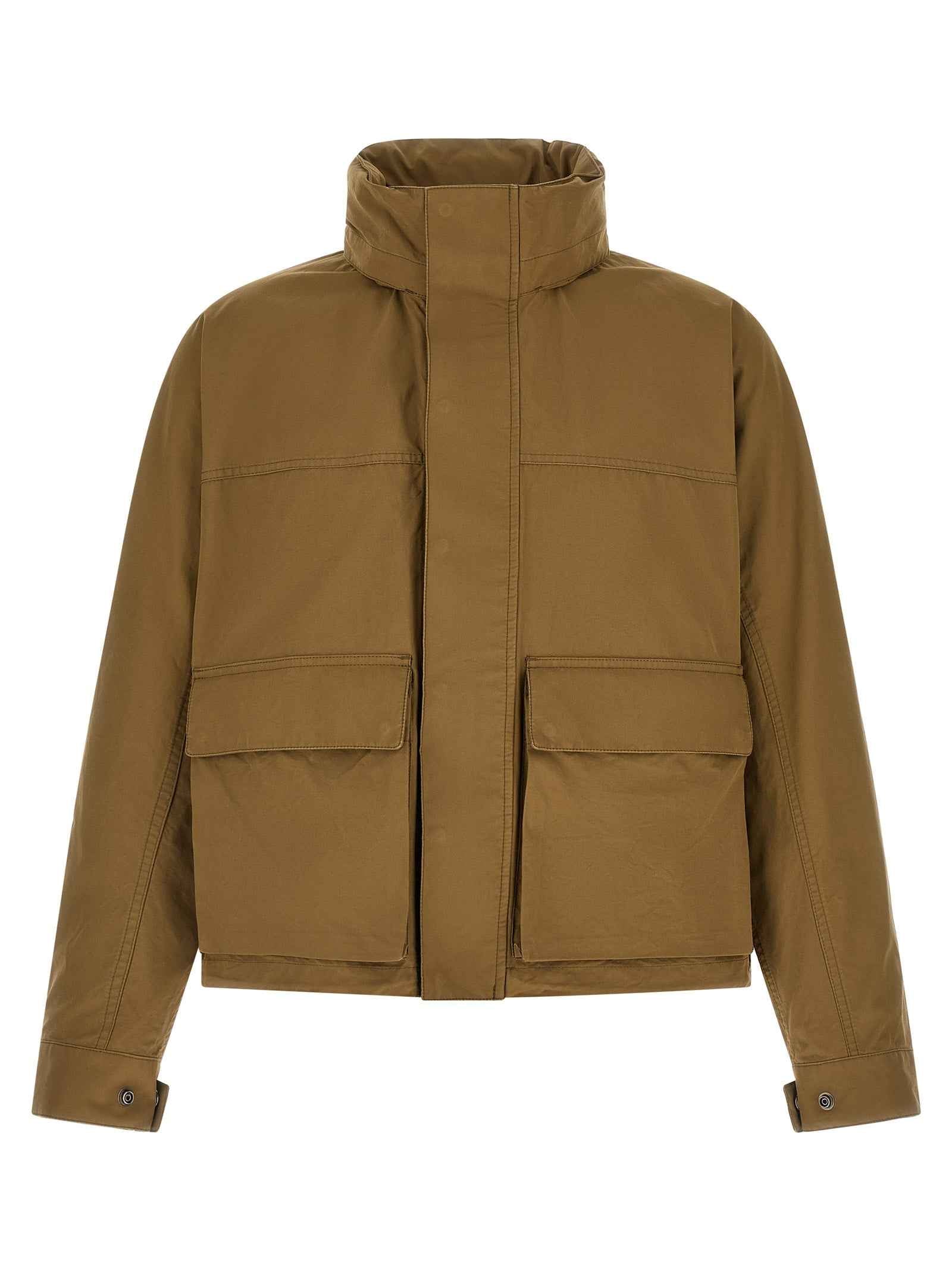 Bicolor Cotton Parka