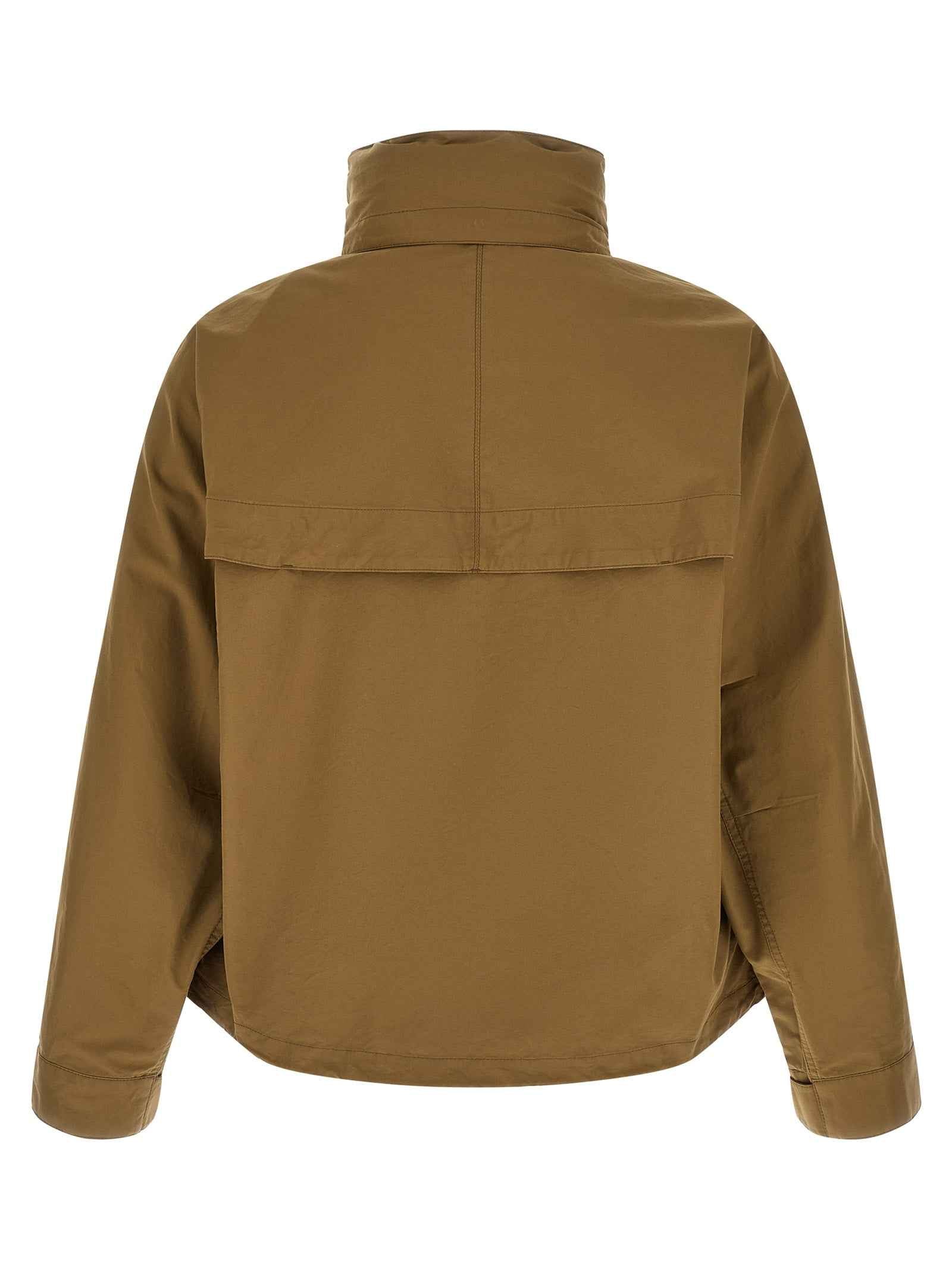 Bicolor Cotton Parka