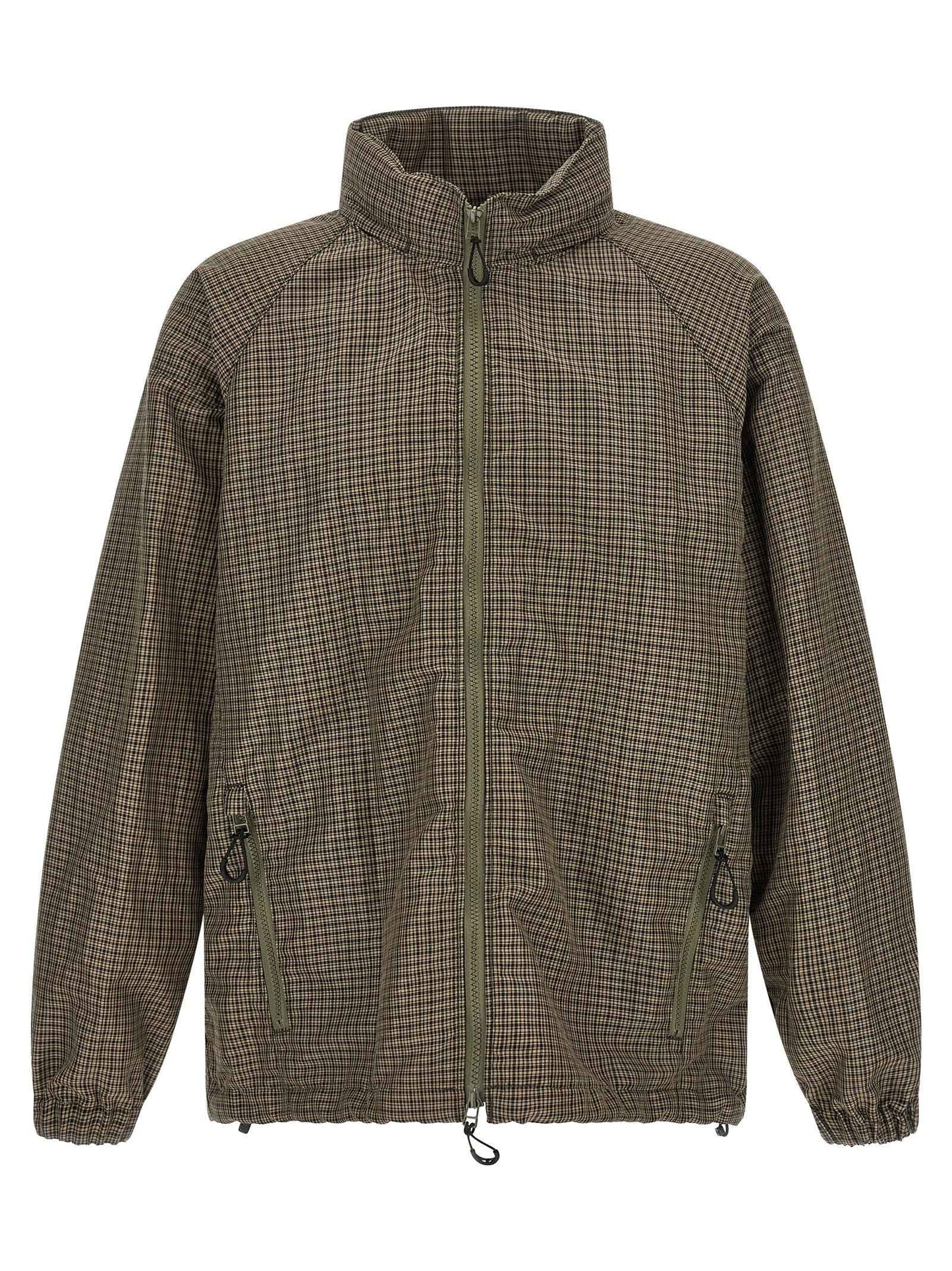 Bicolor Linen Shell Jacket