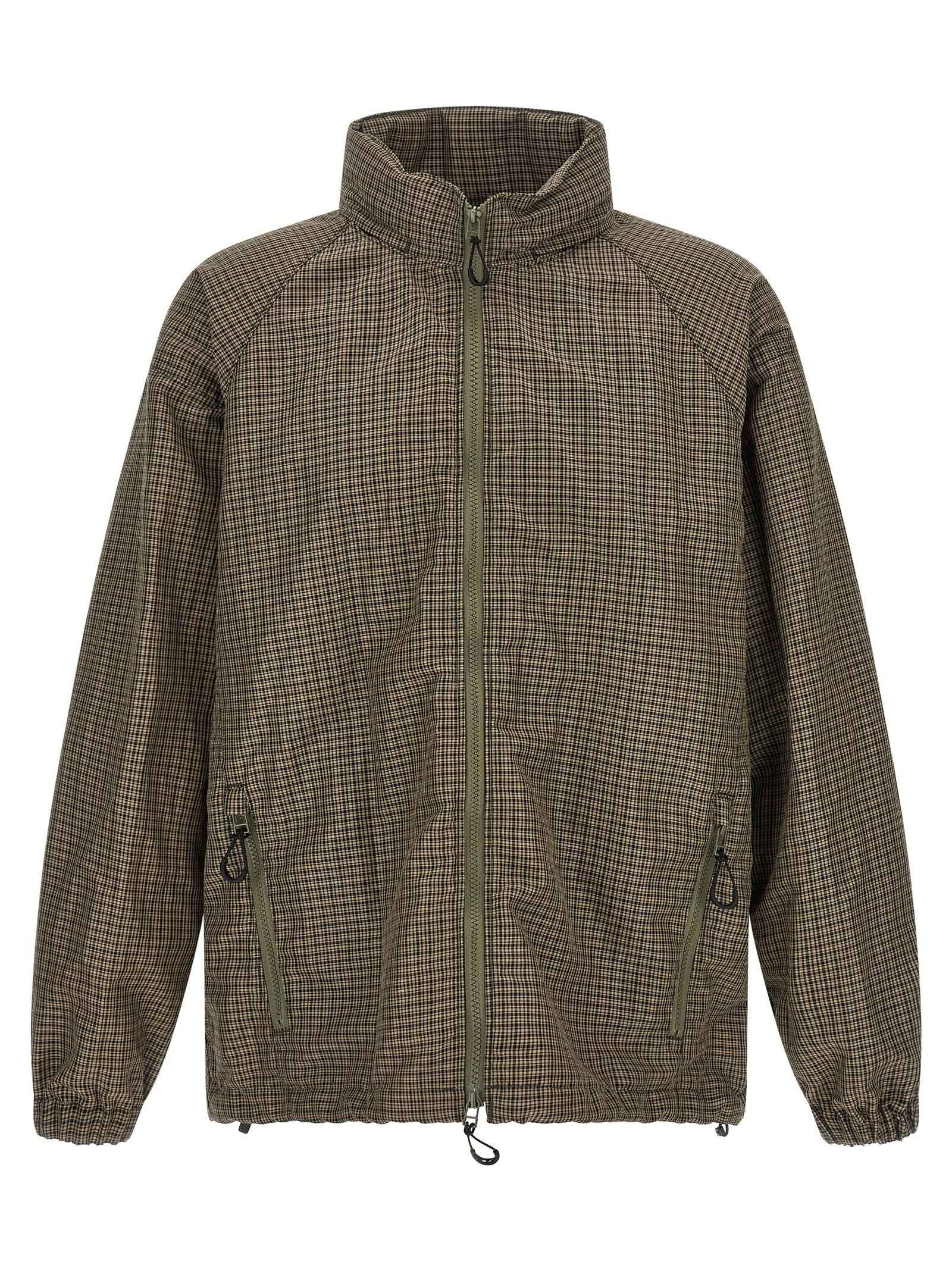 Bicolor Linen Shell Jacket