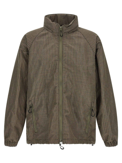 Bicolor Linen Shell Jacket