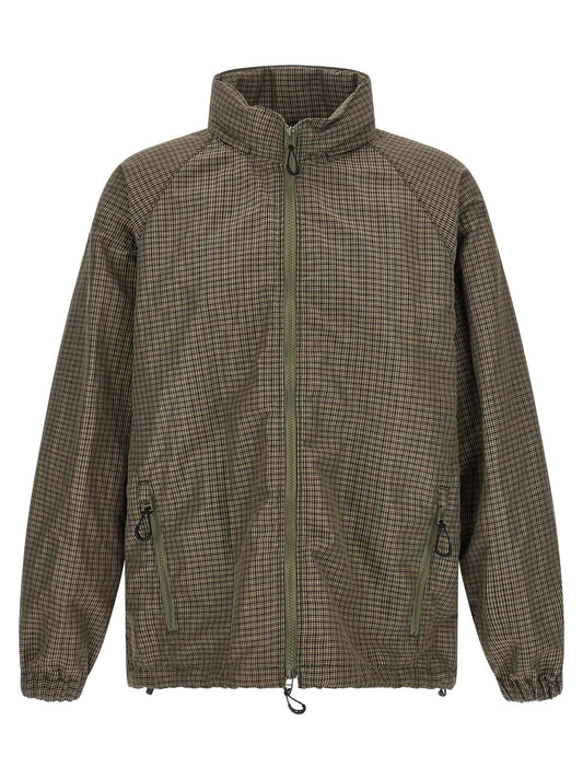 Bicolor Linen Shell Jacket