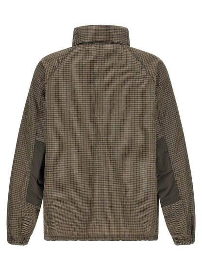 Bicolor Linen Shell Jacket