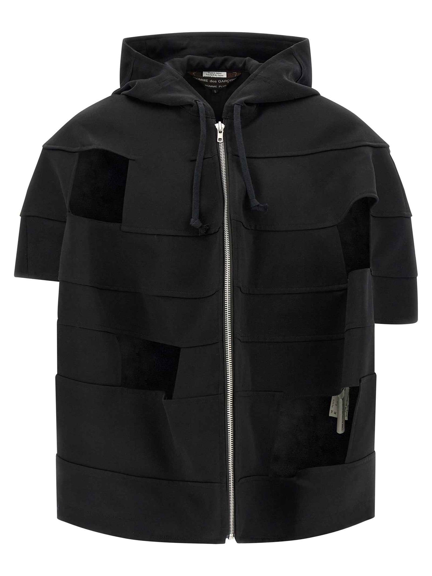 Black Wool Shell Jacket