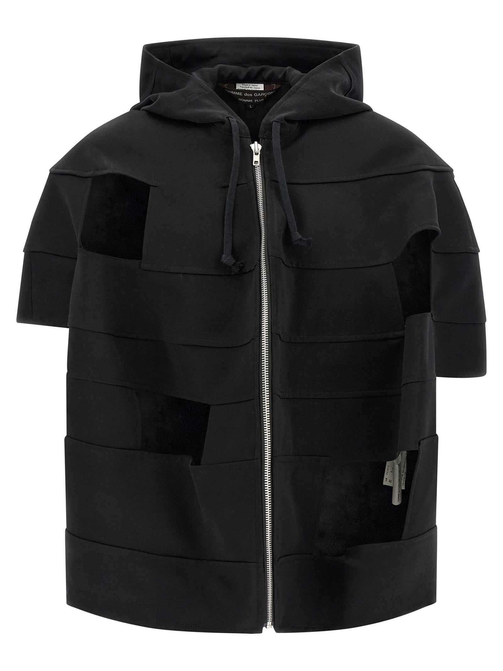 Black Wool Shell Jacket