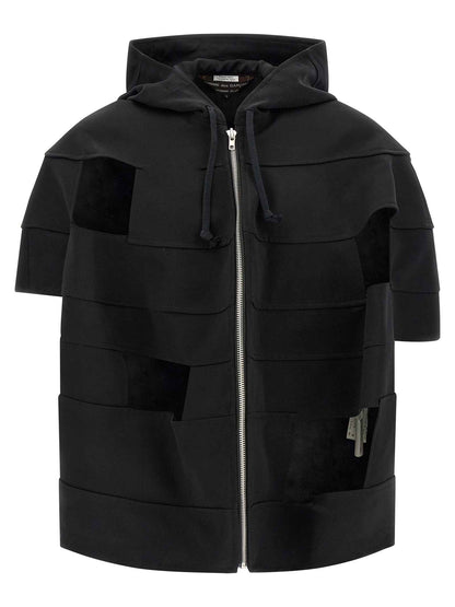 Black Wool Shell Jacket