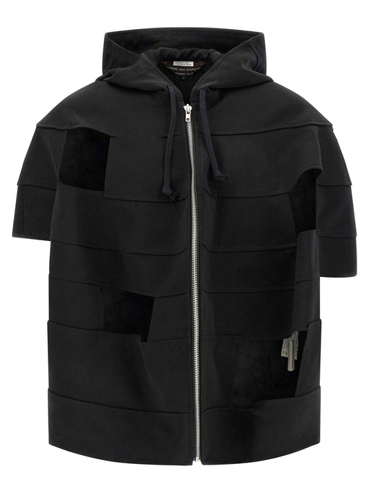 Black Wool Shell Jacket