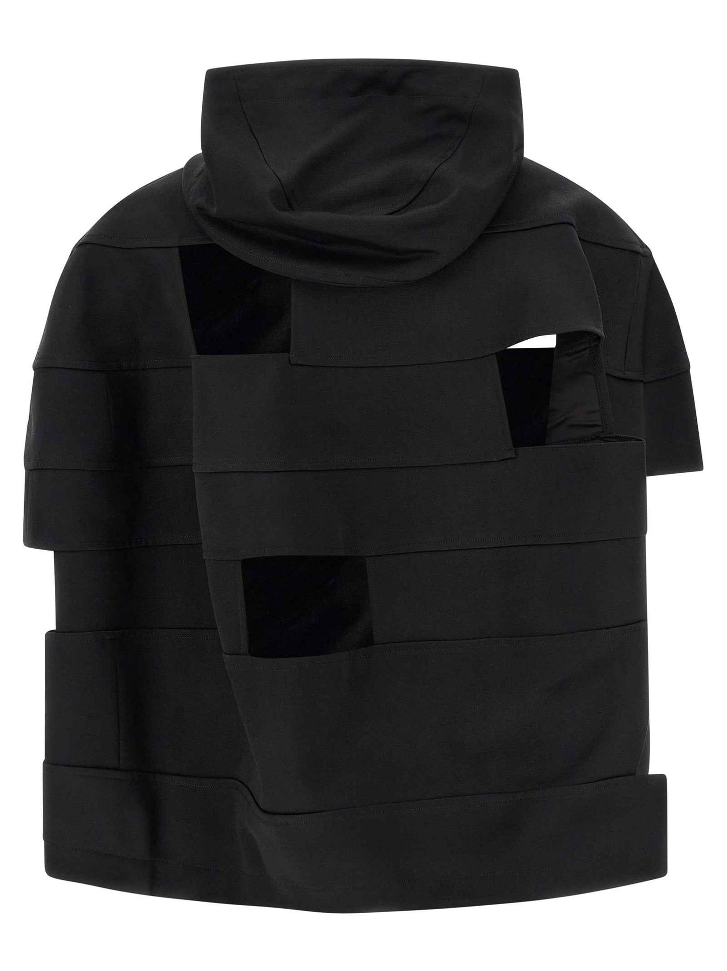 Black Wool Shell Jacket