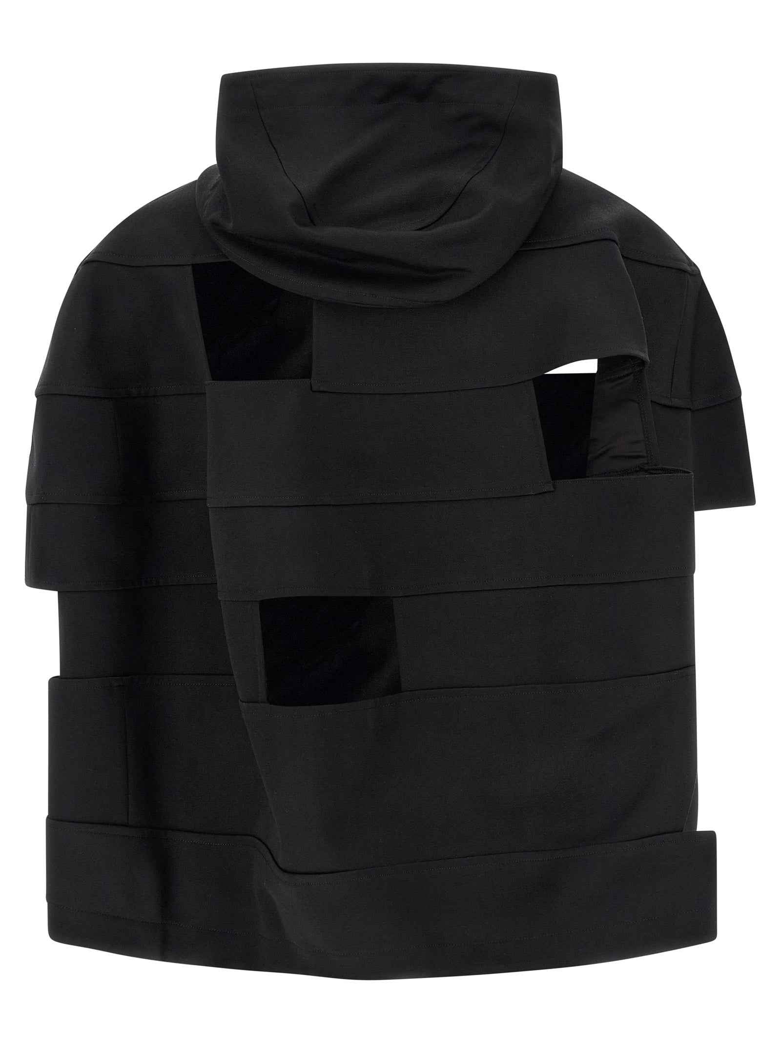 Black Wool Shell Jacket
