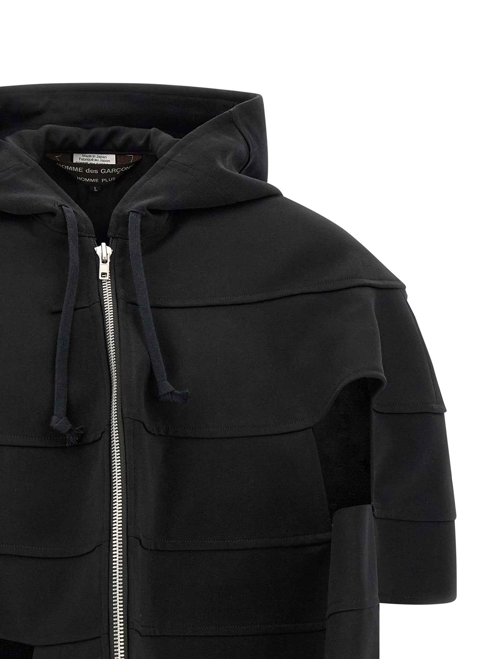Black Wool Shell Jacket