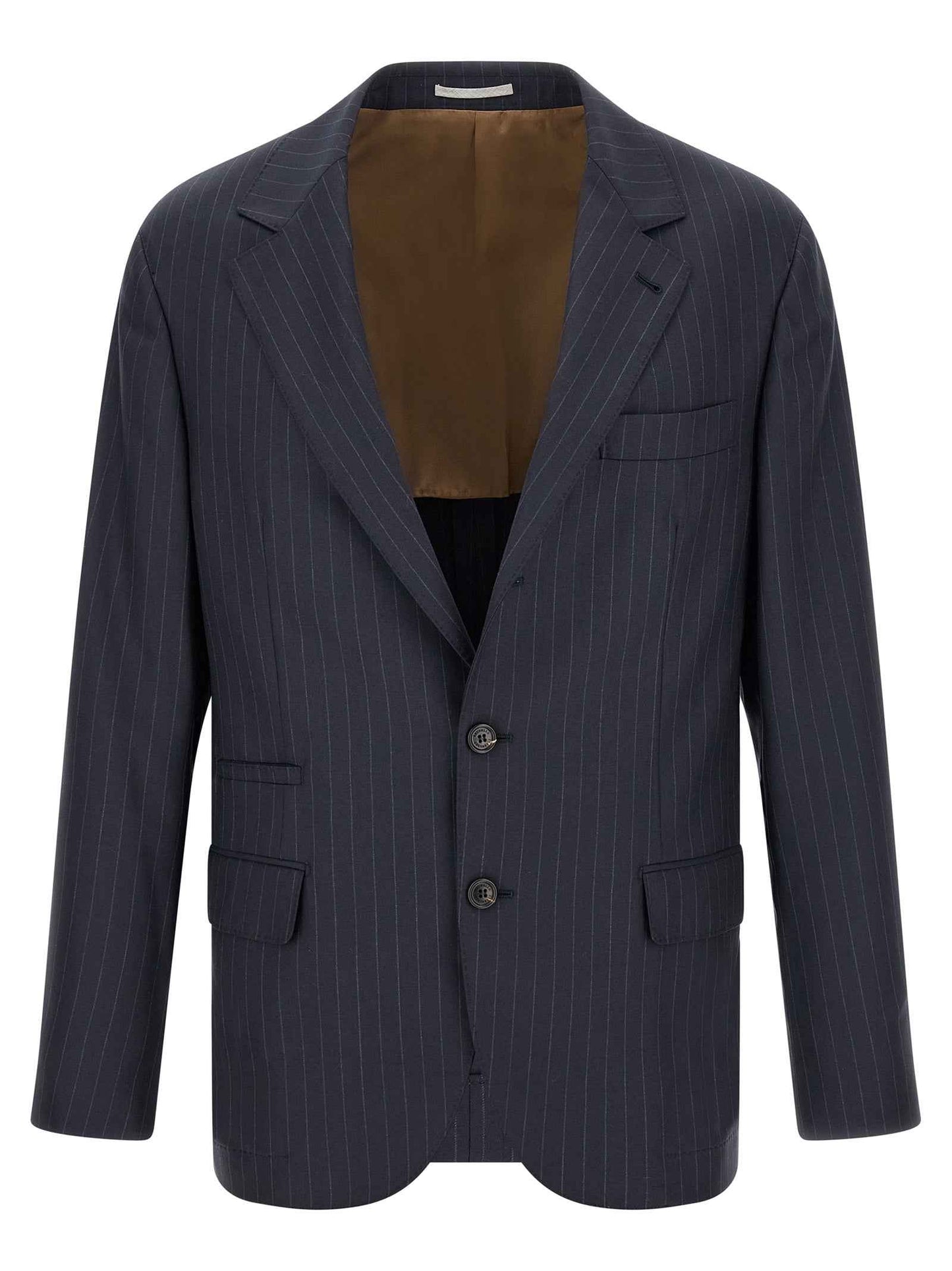 Blue Virgin Wool Blazer