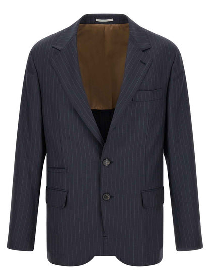 Blue Virgin Wool Blazer