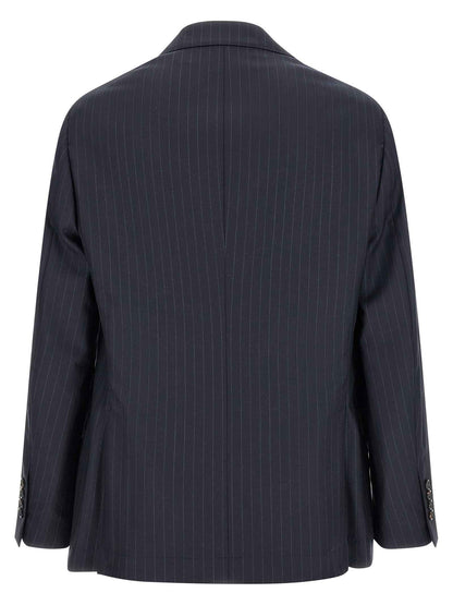 Blue Virgin Wool Blazer